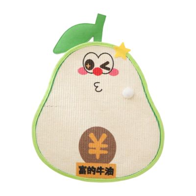 Avocado-Shaped Self-Adhesive Cat Scratching Board