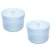 Gatuida 2-Pc Plastic Nail Tool Cleaning and High-Temperature Sterilizer Box view 1