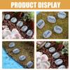 TOGEVAL 5-Piece Resin Pebble Decor for Aquariums and Flower Pots view 3
