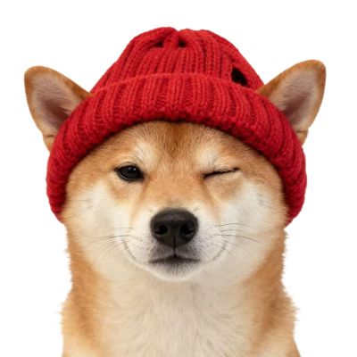 Dog Knit Beanie, Warm Soft Dog Hat