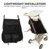 Gogogmee Hanging Stroller Organizer Bag, 7 Compartments, Water-Resistant Oxford Fabric, Black view 3