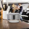 Cabilock Stainless Steel Shaving Foam Bowl with Lid, Large Size view 3