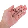 Housoutil 50-Piece Small Black Metal Doll Clothes Hangers, 6.5 x 3.5 cm view 4