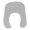 Pilipane Baby Cotton Bib with Snap Closure, Double-Layer Drool Bib for Newborns, Gray, 29.2 x 18.1 cm view 4