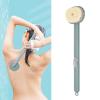 Long-Handle Bath Brush with Liquid Dispenser, Green view 4