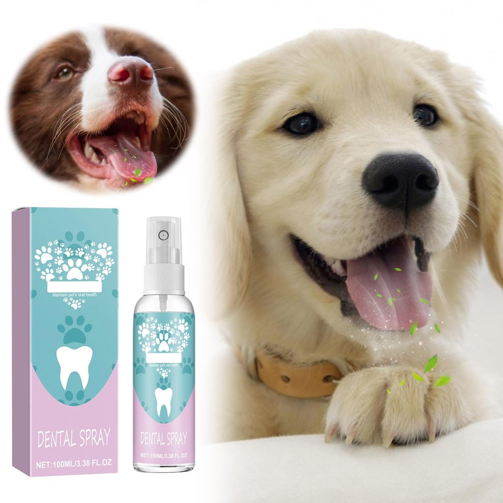 Generic 2026 Pet Dental Spray for Oral Hygiene and Stain Removal in Dogs and Cats (4 x 15)