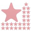 HEALSOPTHY 24-Piece Pink Star-Shaped Anti-Slip Bathtub Stickers view 1