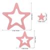 HEALSOPTHY 24-Piece Pink Star-Shaped Anti-Slip Bathtub Stickers view 2
