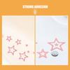 HEALSOPTHY 24-Piece Pink Star-Shaped Anti-Slip Bathtub Stickers view 3