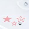 HEALSOPTHY 24-Piece Pink Star-Shaped Anti-Slip Bathtub Stickers view 4