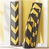 Corner Protector, Rubber Wall Guard with Reflective Yellow Stripe, L-Shaped Bumper Guard, 1 cm Thick view 1