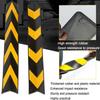 Corner Protector, Rubber Wall Guard with Reflective Yellow Stripe, L-Shaped Bumper Guard, 1 cm Thick view 3