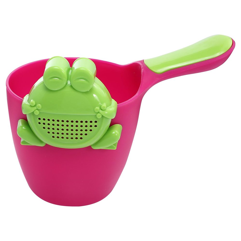 Baby Shampoo Rinse Cup, 1 Set, Green, Round, PP, Fine Water Flow
