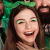 Green False Eyelashes, 7 Pairs, Theatrical for Stage, Halloween and Theme Parties view 4