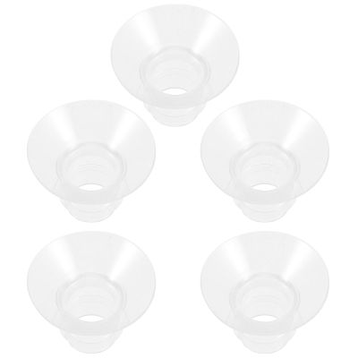 PERSELOSO 5-Pack Silicone Flange Inserts, 13/21 mm, for Wearable Breast Pumps