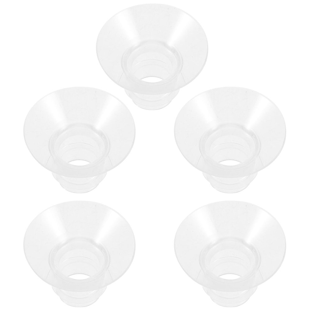 PERSELOSO 5-Pack Silicone Flange Inserts, 13/21 mm, for Wearable Breast Pumps