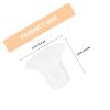 PERSELOSO 5-Pack Silicone Flange Inserts, 13/21 mm, for Wearable Breast Pumps view 2