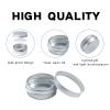 jwtyu 50 mL Aluminum Tins, 15-Pack, Refillable Cream Jars view 3