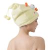 WEQYFDC Microfiber Shower Cap Hair-Drying Towel, Quick-Drying, Soft (Yellow) view 4