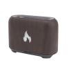 Tomantery Flame Diffuser, USB-Powered 3D LED Color-Light Humidifier for Home, 130 mL, Dark Wood Grain view 3