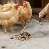 Kfwfuaee 2-Piece Stainless Steel Chicken Coop Shovels with Comfortable Handles view 2