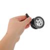Quiet Baby Walker Wheels, 4-Piece Set, PP and Metal, Black view 3