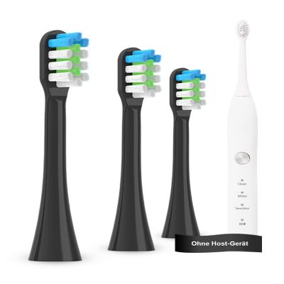 OAZSWGG Replacement Brush Heads for YTEATH PRO Y05U Electric Toothbrush, 3-Pack, Soft Durable Bristles, Deep Cleaning (Black)