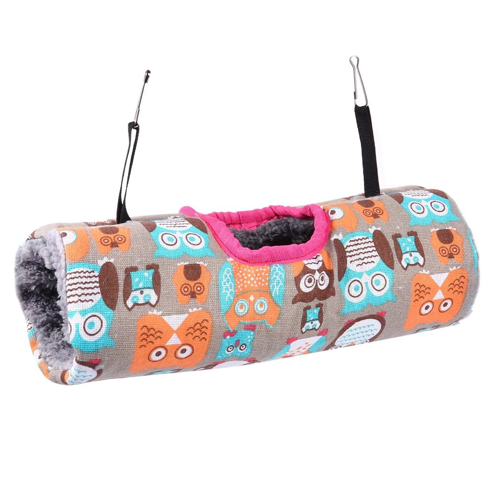 Outanaya Hamster Hammock Tunnel with Metal Hooks