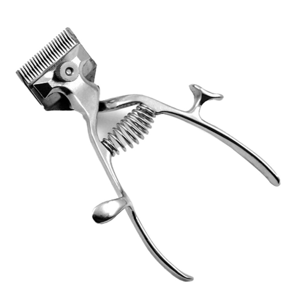 Manual Stainless Steel Hair Clipper for Home and Salon Use