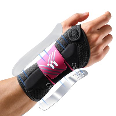Fitomo Wrist Support with Removable Splint for Carpal Tunnel Syndrome, Work and Sleep