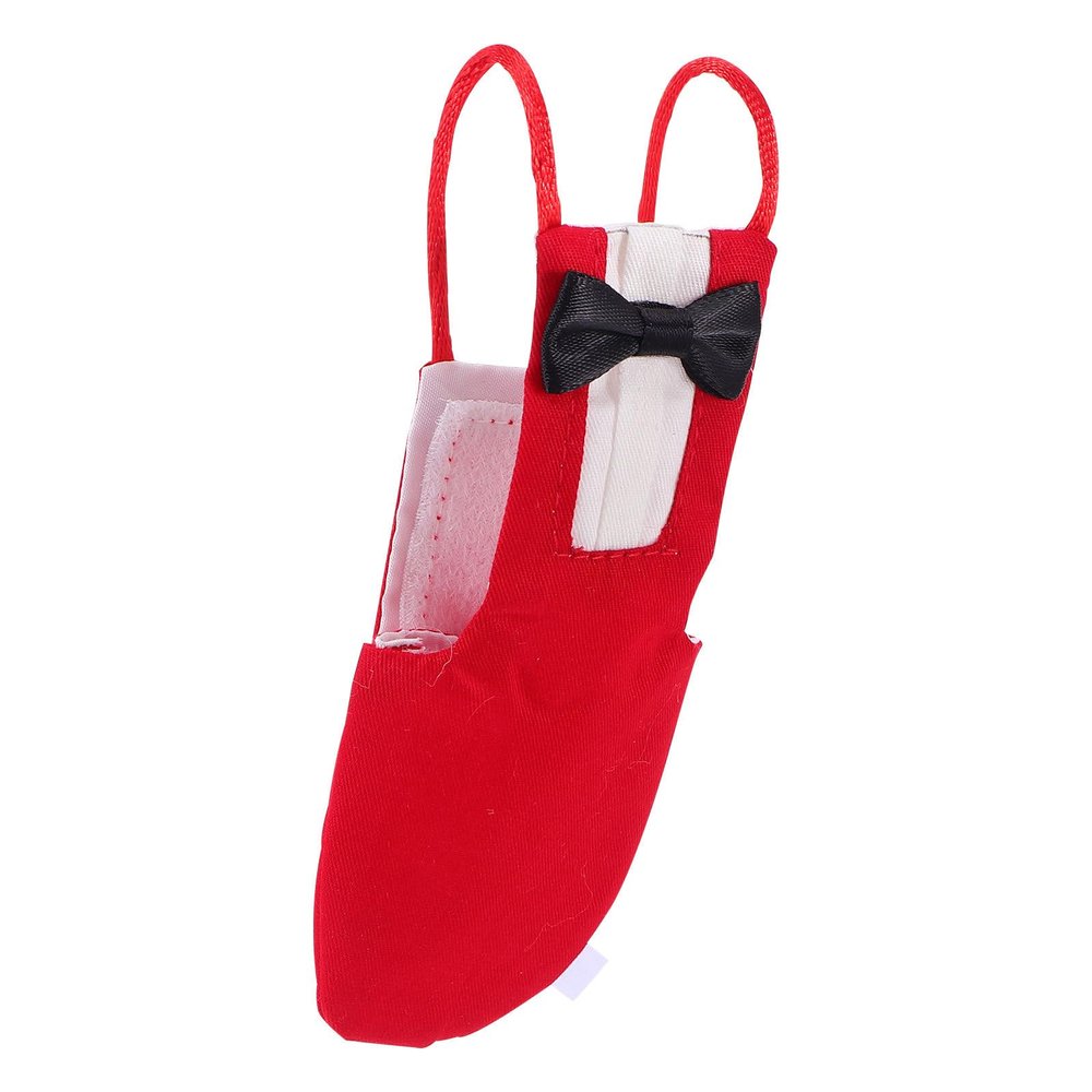 Breathable Reusable Cotton Bird Diaper, Red, 1 Piece