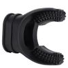 Durable, Lightweight, Portable Scuba Bite Silicone Mouthpiece for Snorkel Regulators, Black, 2.28 x 1.97 in view 2