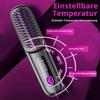 Go Brush Pro Cordless Hair Straightening Brush, Portable Rechargeable Heated Mini Comb, Black view 4