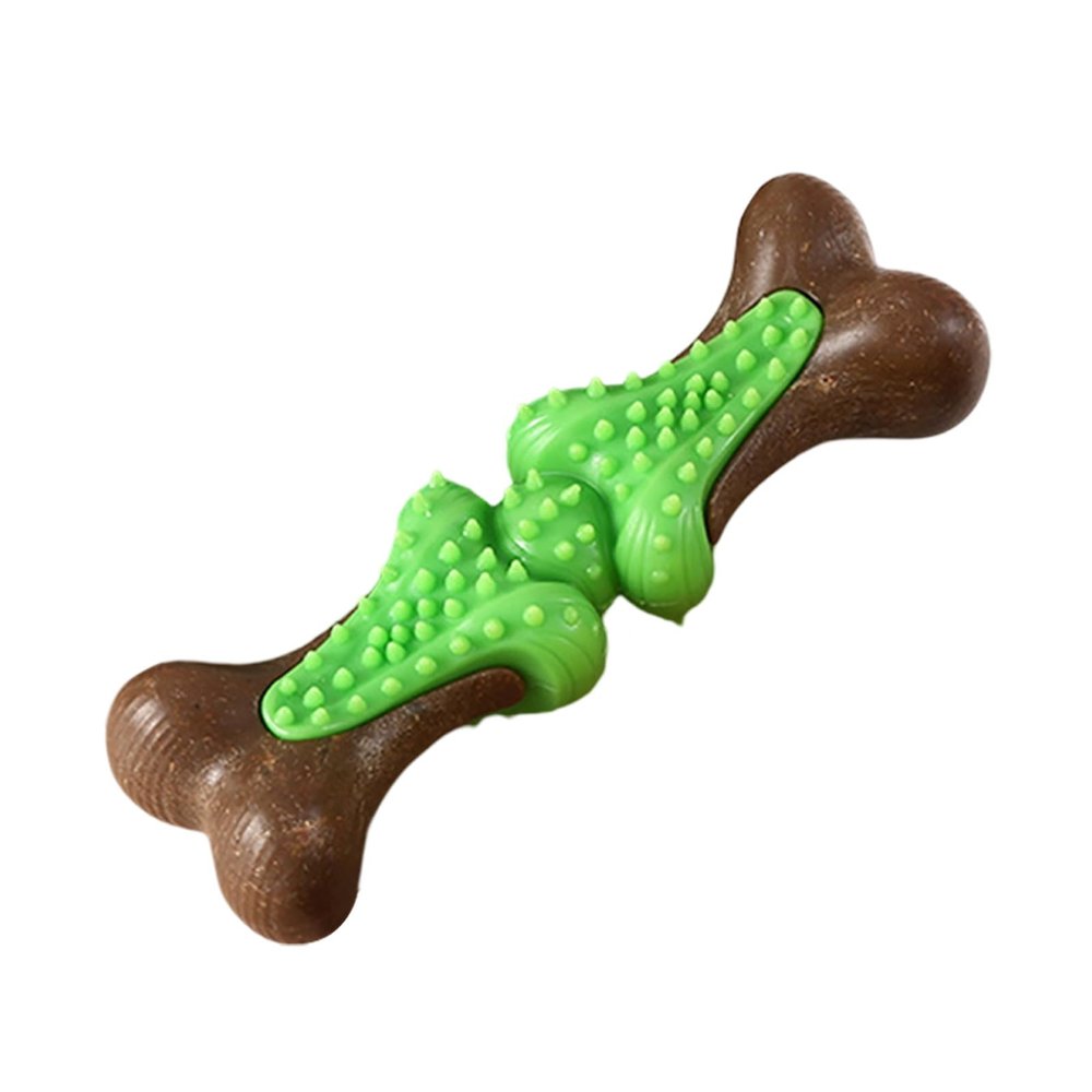 2026 Durable Dog Chew Toy with Fragment-Free Design, Green, 16 cm