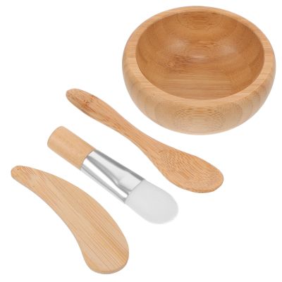 SWETRACE Face Mask Bowl, Spatula and Polyester Brush Set for DIY Skincare and Mask Making, Random Style for Women