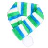 Cozy Winter Striped Dog Scarf view 1