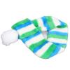 Cozy Winter Striped Dog Scarf view 2