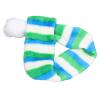 Cozy Winter Striped Dog Scarf view 3