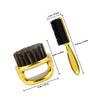 Gold-Tone Neck Dust Brush with Ring Handle for Beard and Hair view 2