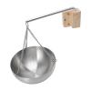 ERYUE Stainless Steel Sauna Aromatherapy Bowl with Swing Arm, Large view 3