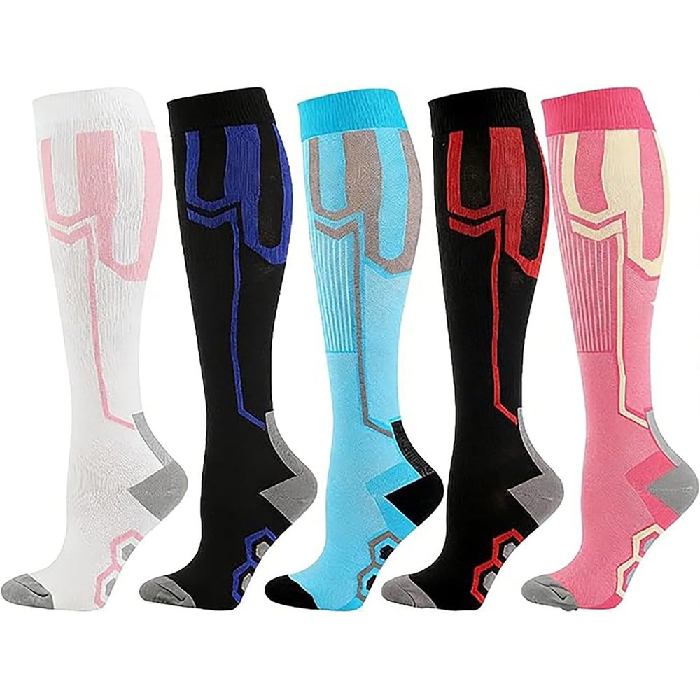 Performance Support Socks for Adults, Calf Support, Blue, L