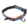 CAIRD Journey Light Adjustable Dog Collar, Padded Neoprene, Durable Nylon, Lightweight Aluminum D-Ring, Aqua & Orange (Large: 20–26) view 4