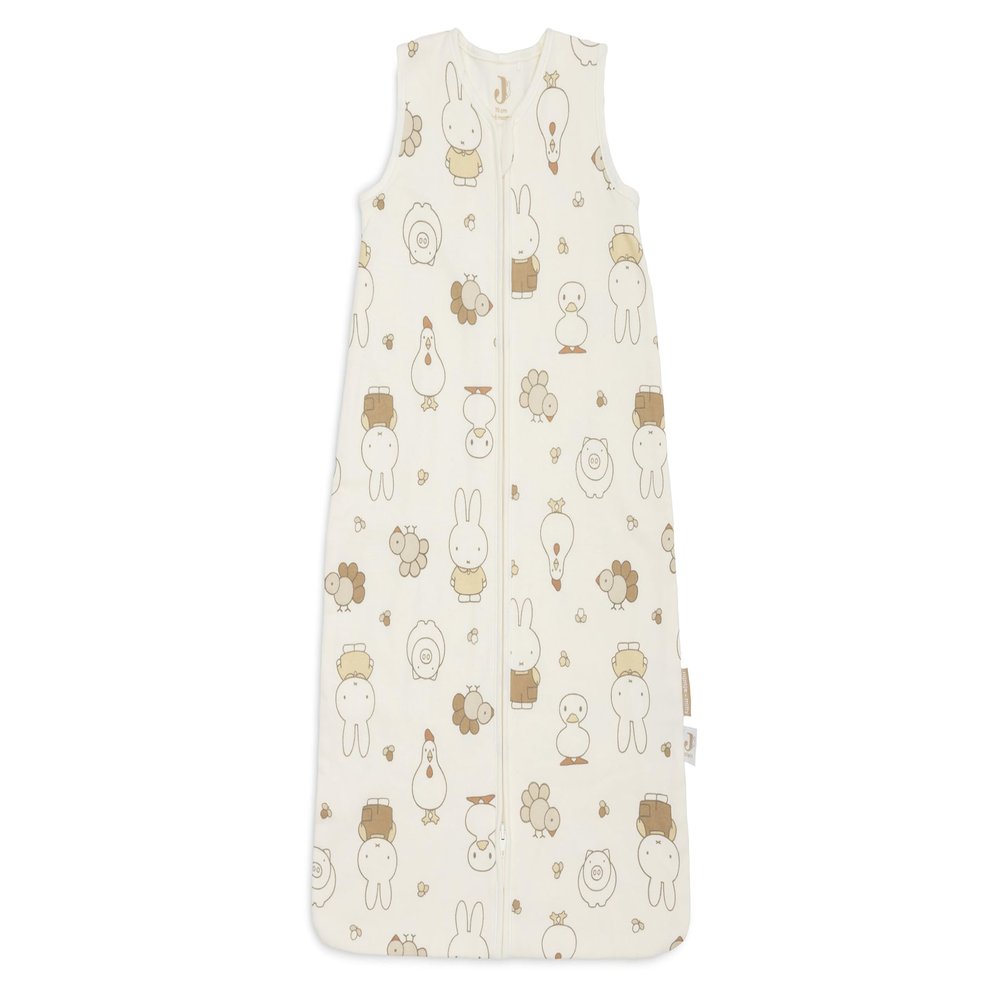 Jollein Jersey Baby Sleeping Bag, Miffy & Friends, 70 cm, 100% Cotton, 0.5 TOG, OEKO-TEX Certified