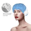 Argentine Flag Shower Cap, Large, Washable, Elastic Band view 2