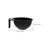 POPETPOP 5-Piece Black ABS Hair Dye Bowls for Salons view 2