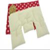 NATURMOOR Cherry Pit Neck Pillow 40 x 25 cm, Class I CE Medical Device, Cotton, Red with Large White Dots view 3