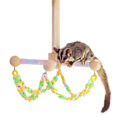 Bird Swing, Natural Material, 27.5 cm, Rotating