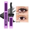 Waterproof 5D Silk Fiber Volumizing Mascara, Black view 3