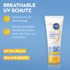 NIVEA SUN Tinted Face Sunscreen SPF 50+, Mattifying, for Fairer Skin (1.35 fl oz) view 2