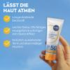 NIVEA SUN Tinted Face Sunscreen SPF 50+, Mattifying, for Fairer Skin (1.35 fl oz) view 3
